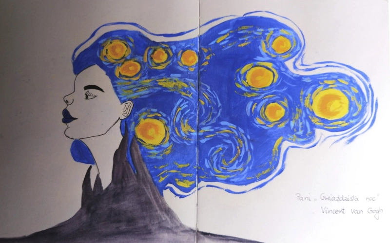 Pani Gwiaździsta Noc, 25x40 cm.jpg